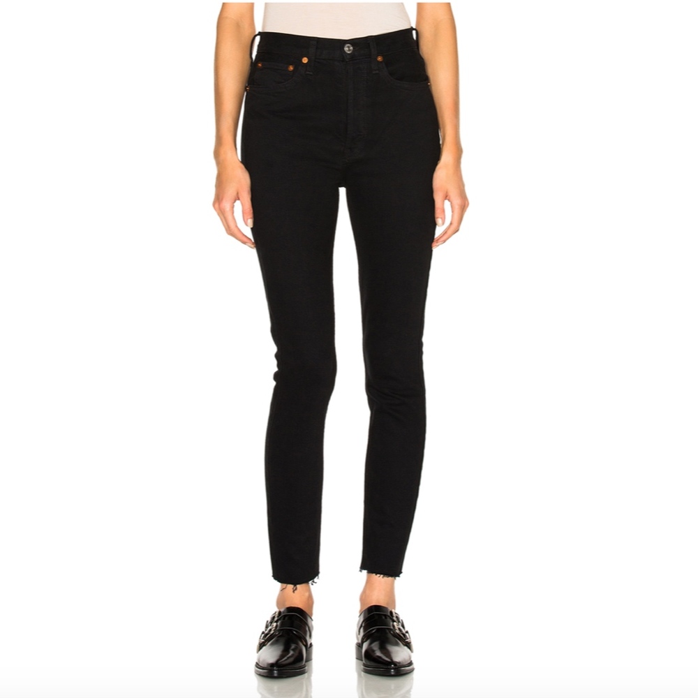 RE/DONE | NWT High rise ankle crop stretch jean 30